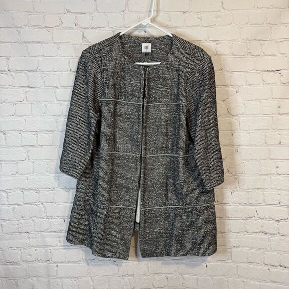 cabi The Times Tweed Jacket size Large - Picture 1 of 7